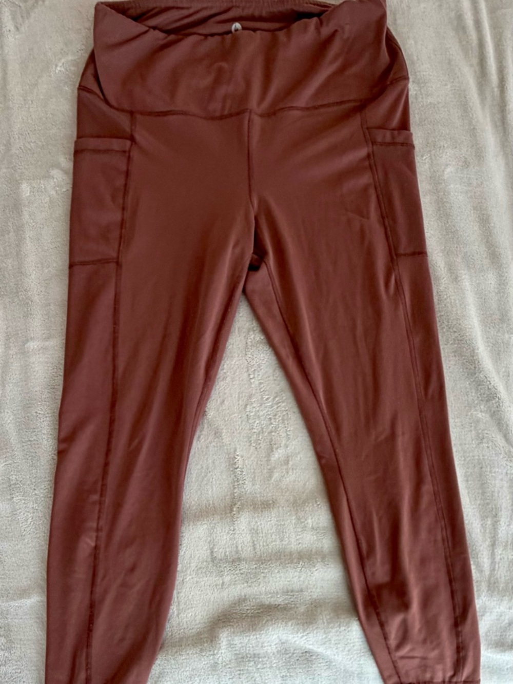 90 Degree By Reflex Mauve Pink High-Rise Workout Leggings